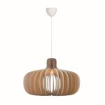 Nordlux Hazo 65 Luce Pendente Legna Marrone | Adatto per 1x E27