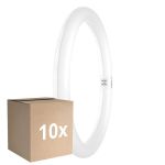 Confezione Multipack 10x Osram Tubo LED T9 Circolare (EM/Mains) 18.3W 2000lm - 830 Luce Calda -  | Sostitutiva 32W