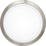 Eglo Luce da soffitto Planet 1 Acciaio Nichel Satinato | Adatto per E27