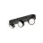 SLV Kalu Aluminium Faretti Nero 28W 4200lm - 930 Luce Calda -  | Miglior Resa Cromatica - Dimmerabile