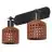 Ledvance Decor Luce Da Parete Marrone | Adatto per 2x E27
