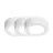 Confezione Multipack 3x Nordlux Soffitto Faretti Kitchenio Bianca 2.2W 170lm - 830 Luce Calda -  | IP20 - A 3 Livelli Dimmerabile