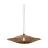 Good&Mojo Luce Pendente Bali Bambù Nero L | Adatto per 1x E27 