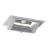 Downlight LED Wallwasher Wally Maxi Grigio 46W 6400lm 70x75D - 840 Bianco Freddo - 238x145mm