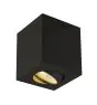 SLV Triledo Luce da soffitto Aluminium Nero Piazza 7.6W 640lm 38D - 830 Luce Calda - 