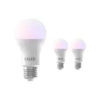 Confezione Multipack 3x Calex Smart Tuya Wifi E27 Pera 8.5W 806lm - 822-840 Regolabile Bianca | RGBW - Dimmerabile - Sostitutiva 60W