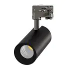 Noxion Luce A Binario LED 3 Fasi Ecowhite Aluminium Nero 30W 3210lm 36D - 840 Bianco Freddo | UGR 