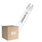 Confezione Multipack 8x Osram Tubo LED T8 (EM/Mains) Standard Output 5.4W 585lm - 830 Luce Calda -  | 44cm - Sostitutiva 15W